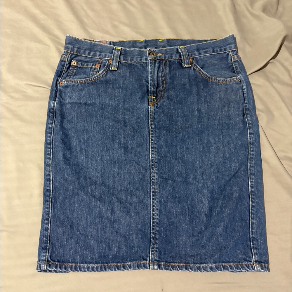 Guess Blue Denim Skirt